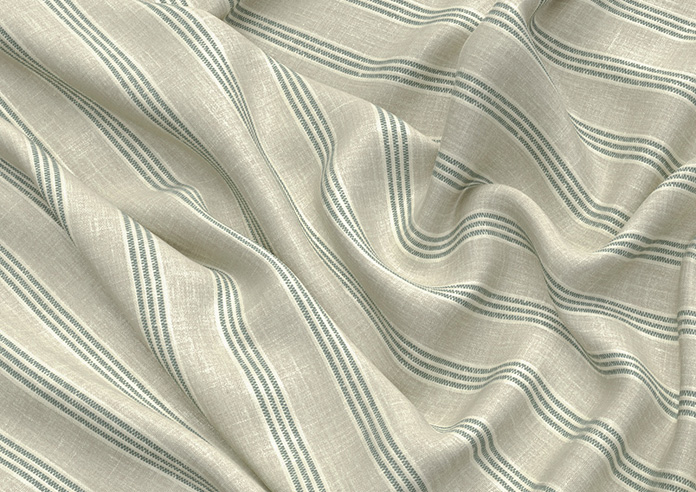 Emily Bond George Stripe, Sage - Twist&Fit Roman Blind - Image 4